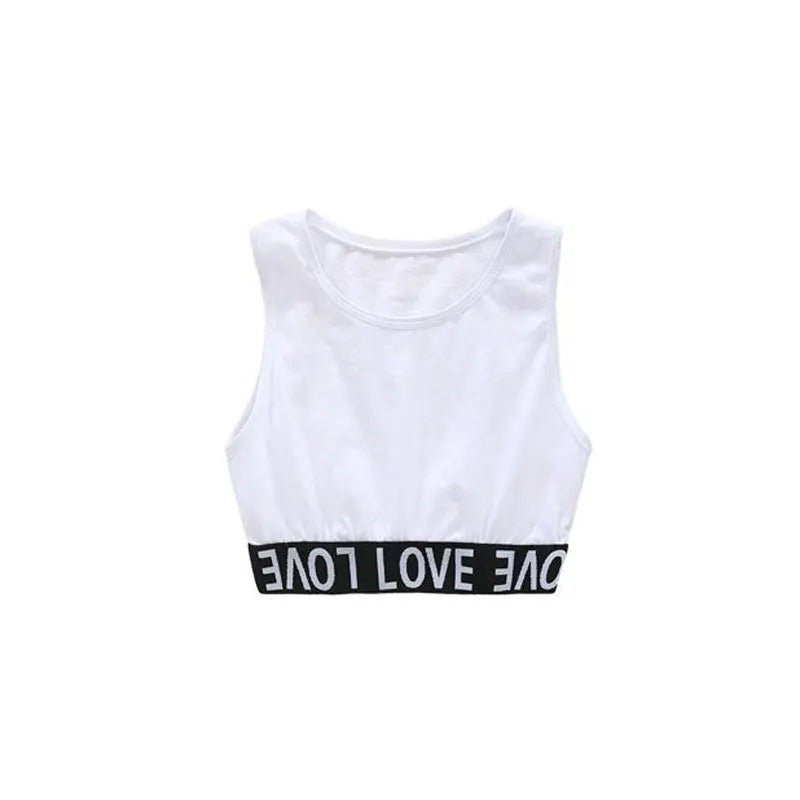 Summer Girls Tank Tops Kids Underwear Model Cotton Tank Top For Girls Teenager Girls Camisole Kids Singlets Undershirt